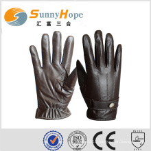 Sunnyhope elastic cuff goatskin police gloves